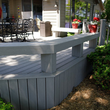 Resurfaced Deck with Trex Maintenance Free Decking