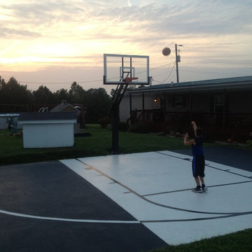 Shawn C's Pro Dunk Platinum Basketball System on a 38x27 in Milton, WV