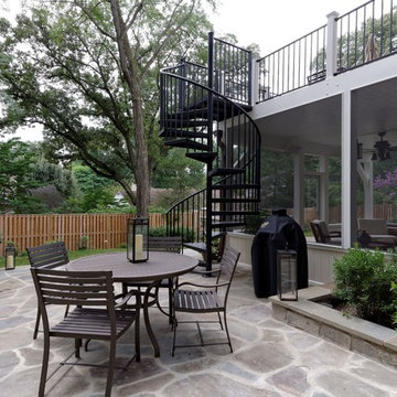 Arlington Deck with Screen Porch & Spiral Staircase