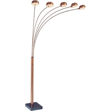 5-Lite Arch Lamp Bronze Type G 40Wx5