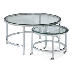 Patinoire Modular Round Nesting Tables - Coffee Table Sets