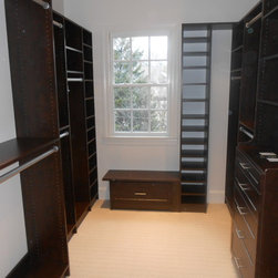 Walk-in Closet; Chevy Chase, MD - Closet Organizers