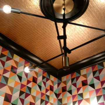 Custom Wallpaper: Colorful Powder Room