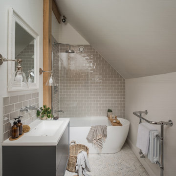 Cottage style oak frame home on custom build site