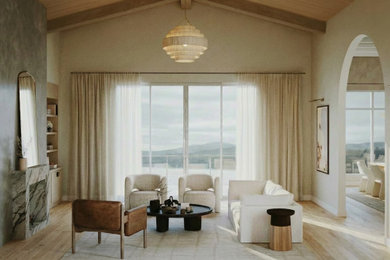 Living room - contemporary living room idea in San Diego