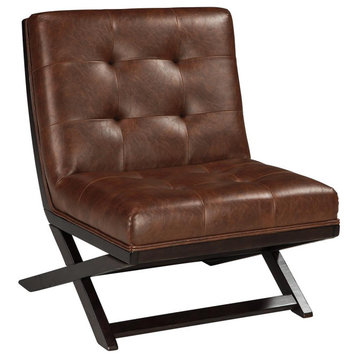 Sidewinder Accent Chair, Brown