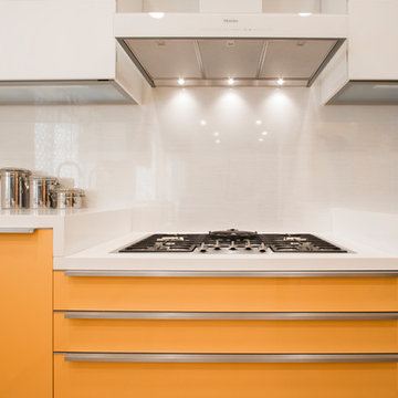 Vivid Orange High Glossy Kitchen