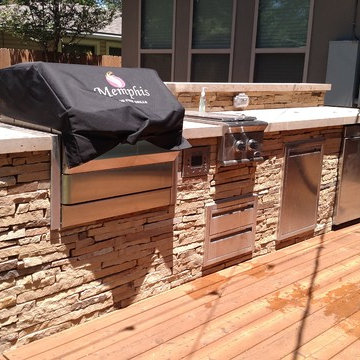 Outdoor Living Combination Space in Northwest Austin, TX