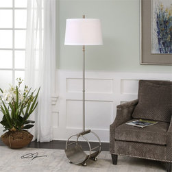 Loutre Floor Lamp | Uttermost - Floor Lamps