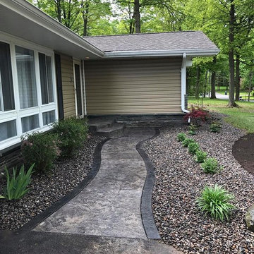 Camillus Stamped Concrete Walkway