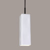 Magma Mini Pendant, Satin White