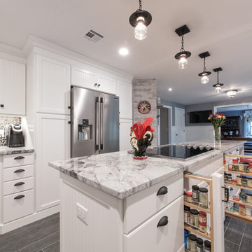Elegant White Kitchen Remodel