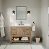 Bosque Bath Vanity, Weathered Fir, 42", Single Sink, Undermount, Freestanding