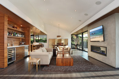 Home design - modern home design idea in Orange County