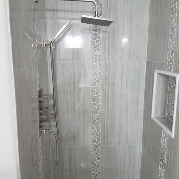 Contemporary Kitchen and Bathroom Remodel