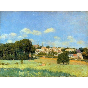 Alfred Sisley View of St. Cloud, Sunshine, 21"x28" Wall Decal
