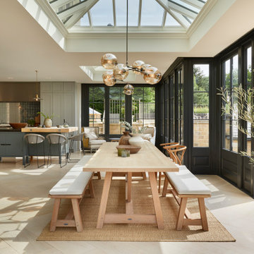 A Modern Westbury Black Orangery in Yorkshire