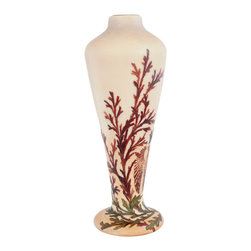 French Legras Cameo Glass Table Lamp Base - Vases