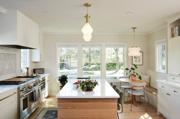 Kitchen of the Week: Creamy White and Wood in a Sunny Addition