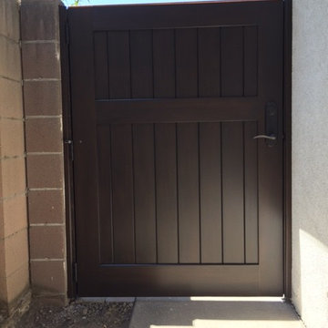 Clean and Simple Custom Wood Gates by Garden Passages