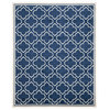 Safavieh Amherst Collection AMT412 Rug, Navy/Ivory, 8'x10'