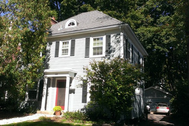 Example of a classic exterior home design in Other