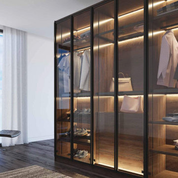 Linear Glass Fitted Wardrobes