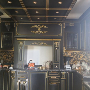 Custom made cabinets for whole house in Hamburg Germany