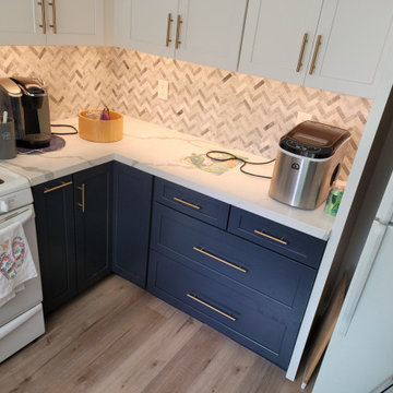 Huntington Beach Naval Themed Kitchen