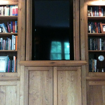 Large television in a small space