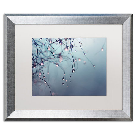 Beata Czyzowska Young 'As Time Goes By' Art, Silver Frame, 16"x20", White Matte