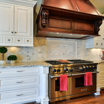 Transitional Custom Home Kitchen - Marietta, GA