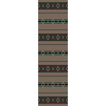 American Dakota - Old Timer Rug, Brown, 2'1"x7'8", Runner - This rugs styling is steeped in history, reminiscent of old trader and trader blankets this rug has a timeless appeal. The Exclusive EnduraStran construction ensures this rug will be around for generations to come.   Made in America!