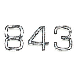Nails | Creative House Numbers by Rusty Number - House Numbers
