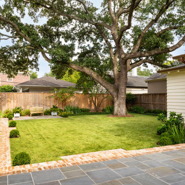 Longmont Exterior - Rear Lawn and Oak Tree