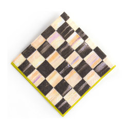 Courtly Check Paper Napkins - Cocktail | MacKenzie-Childs - Napkins