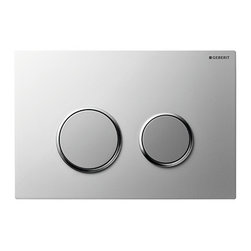Geberit Polished Chrome Sigma20 Flush Plate - Bathroom Fixtures
