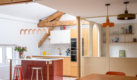 Avant/Après : Notes seventies pour loft familial à Montreuil