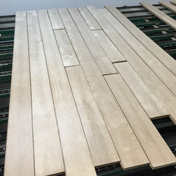 Yellow Birch 4'' wire brushed - oiled capri - Hardwood Flooring
