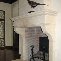 Firebox Stone inserts Herringbone & More (Mediterranean Style) - Indoor Fireplaces