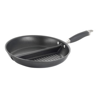 Anolon Titanium 5-qt Covered Saute Pan with Helper Handle 