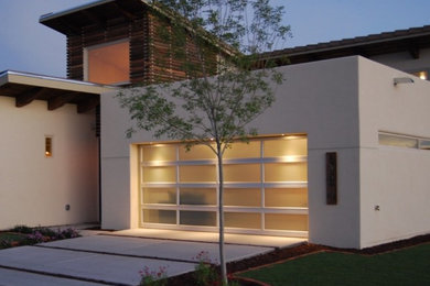 Inspiration for a contemporary exterior home remodel in Austin
