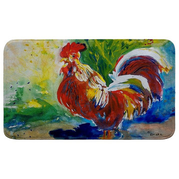 Red Rooster Bath Mat 18x30