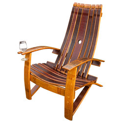 Farmhouse Adirondack Chairs by Wine Barrel Products