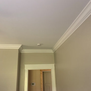 Interior house paint, new trim and remove popcorn in part of the house.