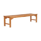 Teak Wood Santa Monica Outdoor Backless Bench, 6 foot, made from A-Grade Teak