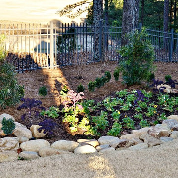 New Stone Plant & Flower Bed in Woodside Plantation, Aiken, SC