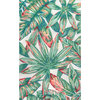 Contemporary Country and Floral Area Rug, Multi, 9'x12'