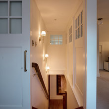 Stairway/attic walls with windows