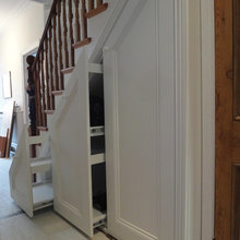 under stairs